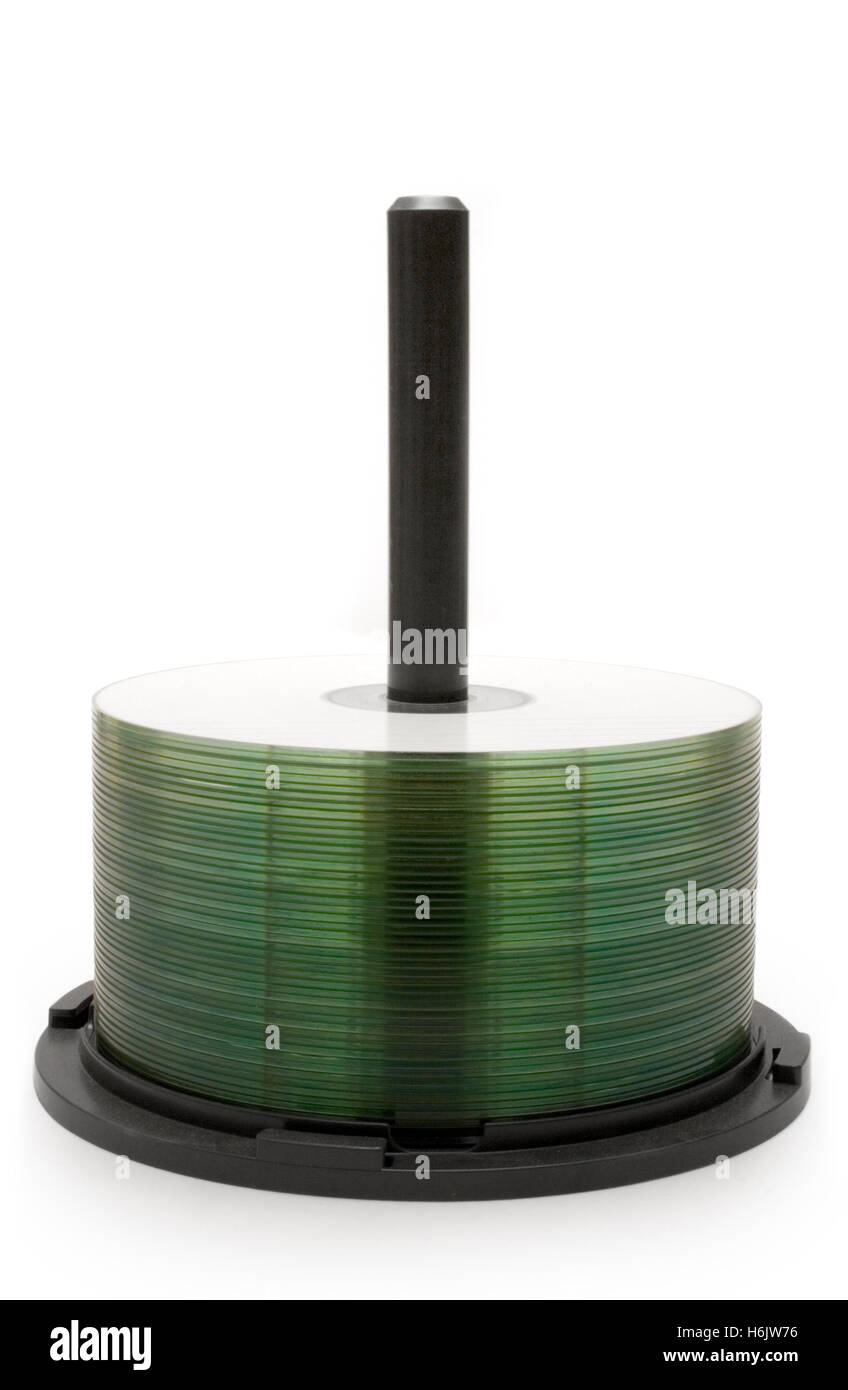 cd spindle Stock Photo