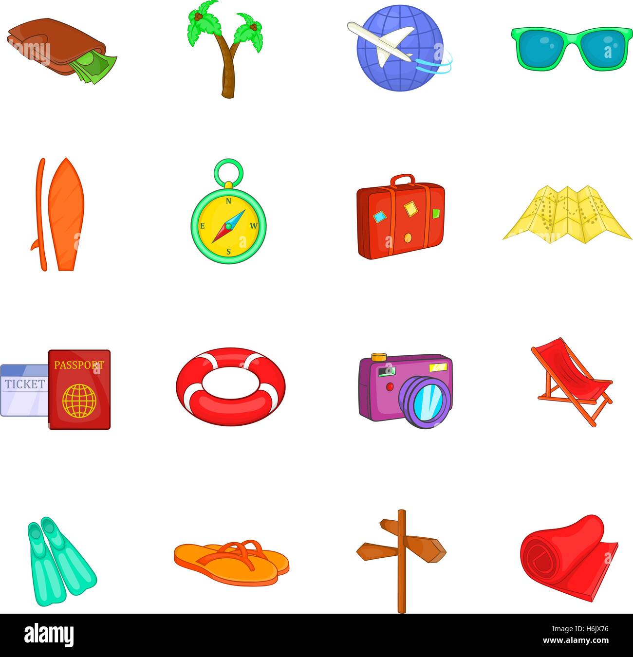 Vintage suitcase compass map Stock Vector Images - Alamy