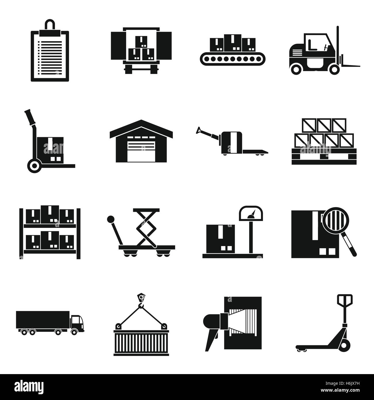 Factory logistic worker Black and White Stock Photos & Images - Alamy