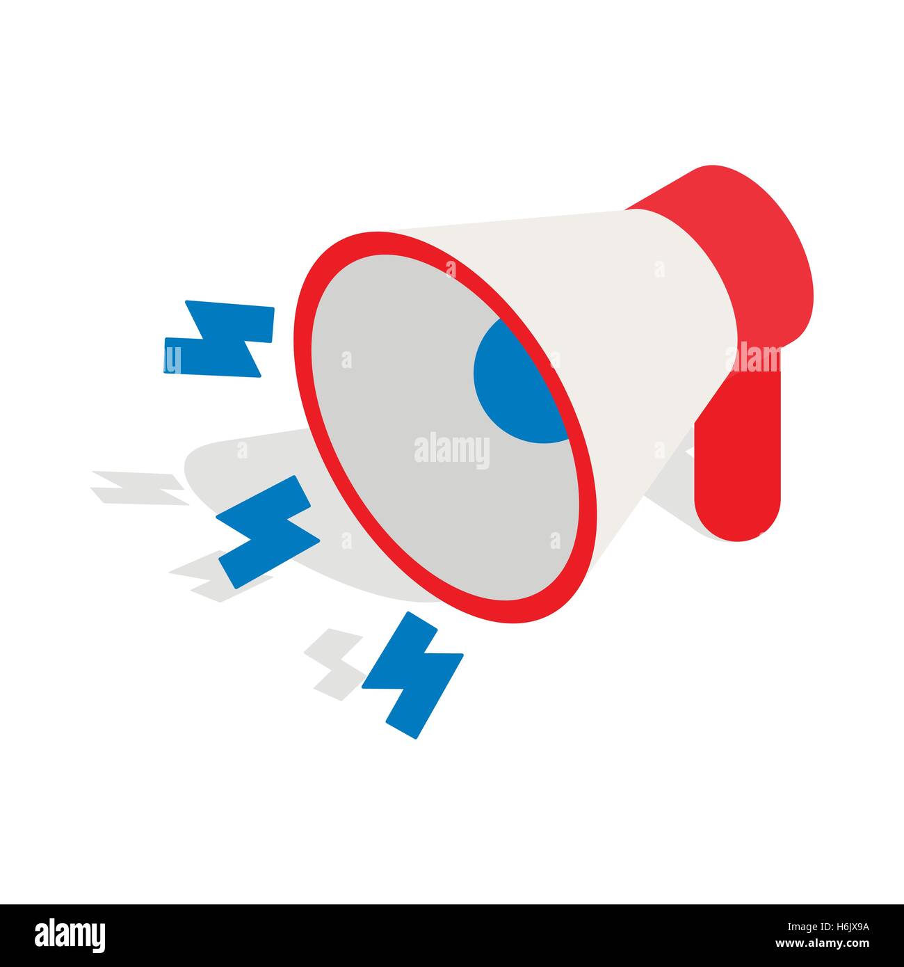 Loudspeaker icon, isometric 3d style Stock Vector Image & Art - Alamy