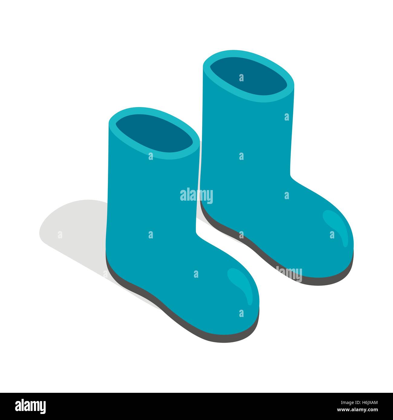 Rubber boots icon, isometric 3d style Stock Vector Image & Art - Alamy