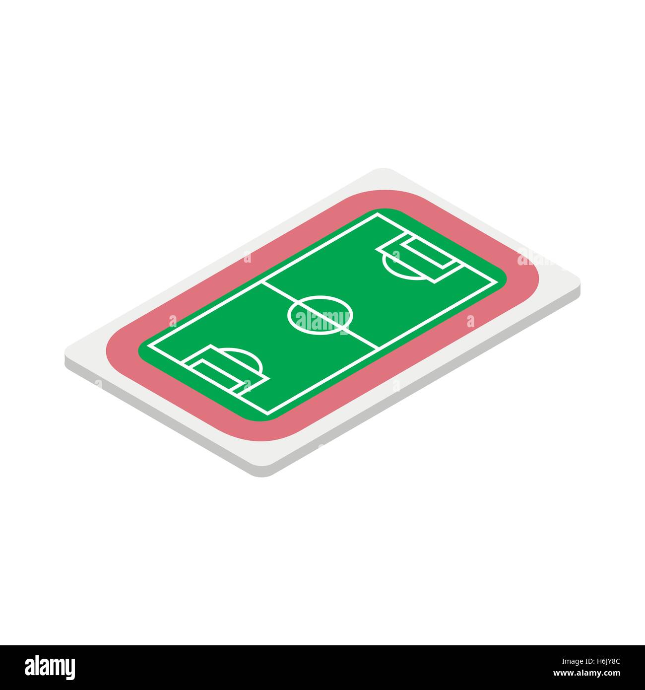 Soccer field icon, isometric 3d style Stock Vector Image & Art - Alamy