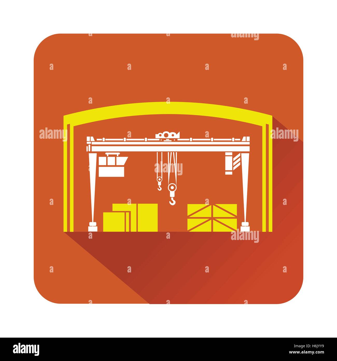 Storage and loading icon, flat style Stock Vector Image & Art - Alamy
