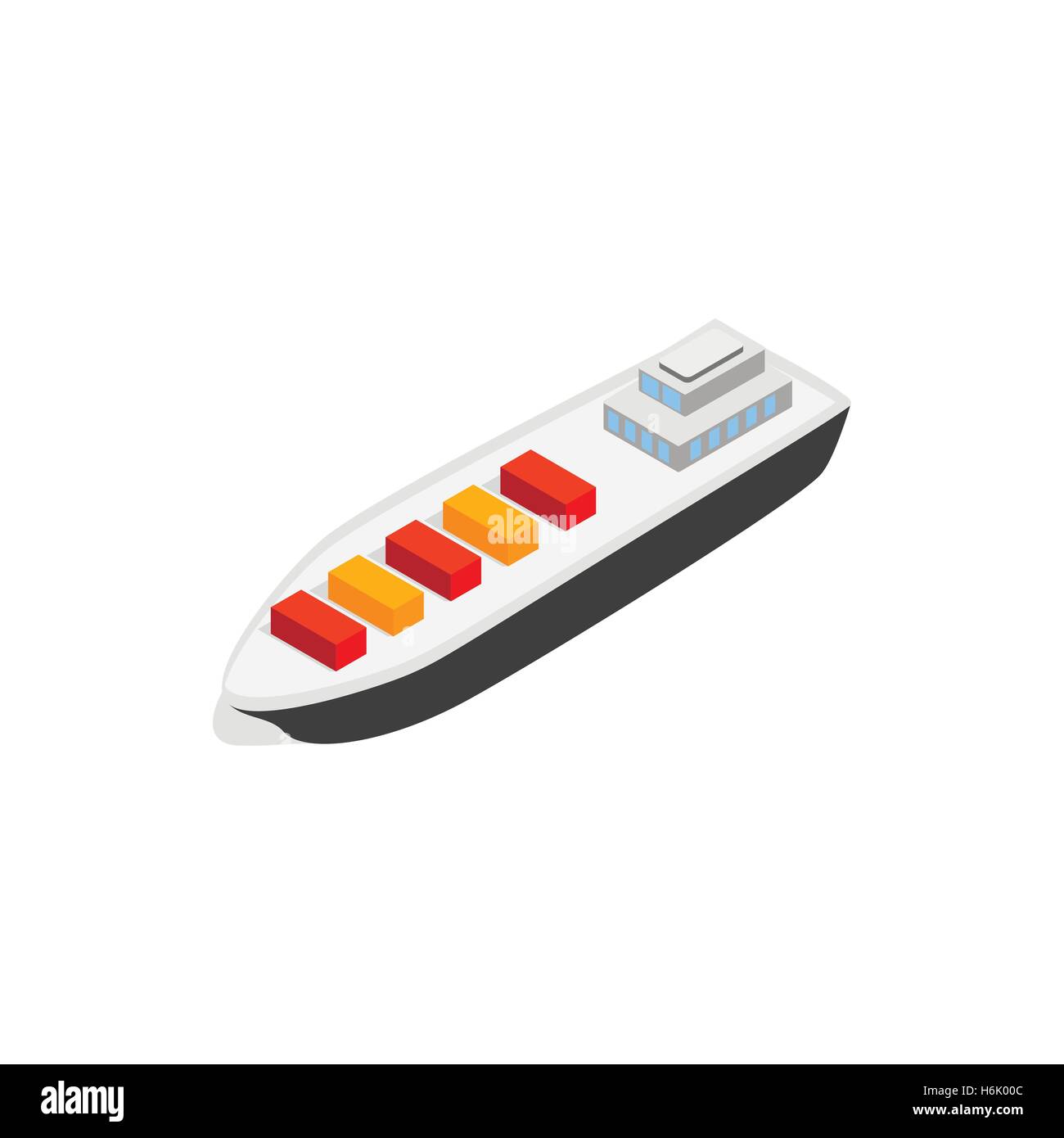 Cargo ship icon, isometric 3d style Stock Vector Image & Art - Alamy