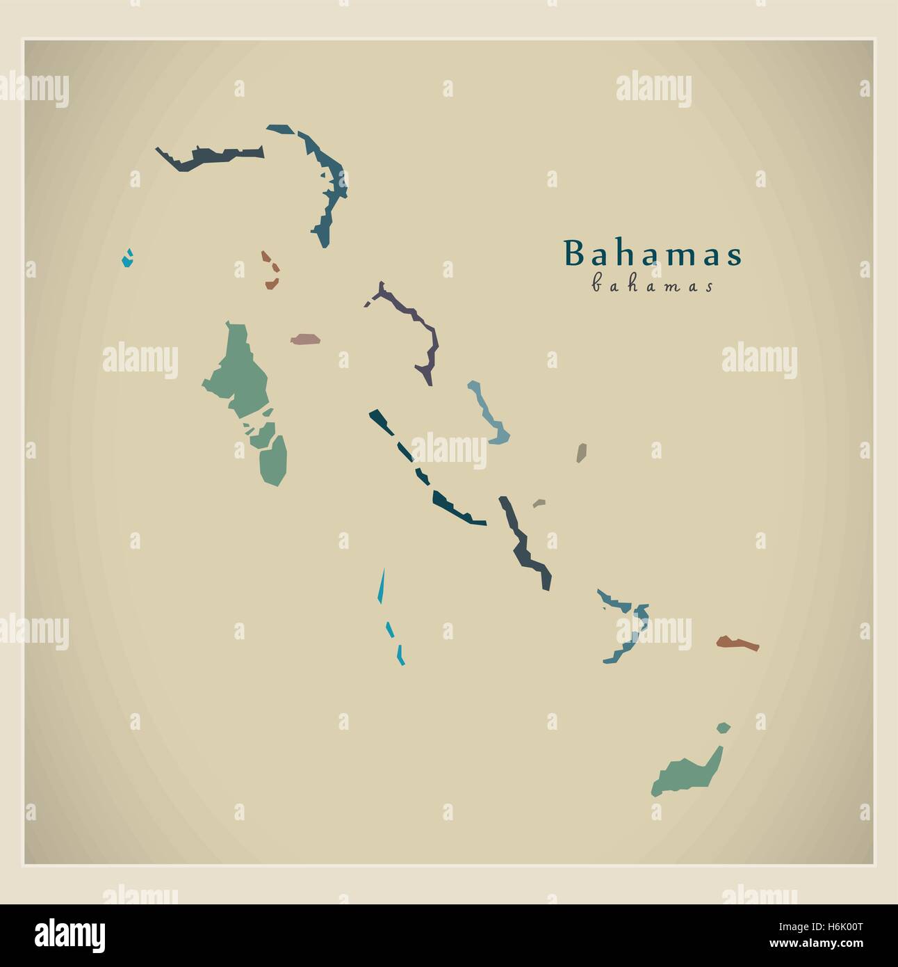 Map Of The Bahamas Labeled Bahamas Map High Resolution Stock Photography And Images - Alamy