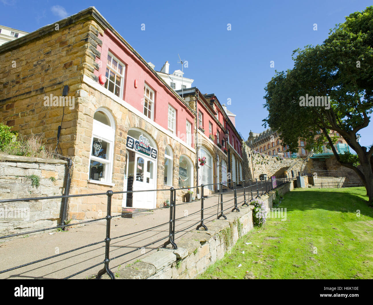Museum Terrace Scarborough North Yorkshire UK Stock Photo Alamy