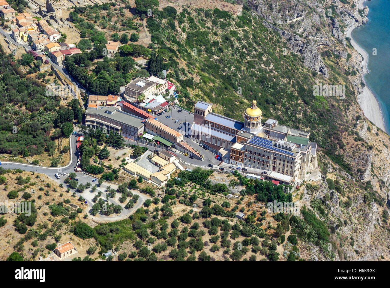 Sanctuary of Tindari Madonna Sicily Stock Photo Alamy