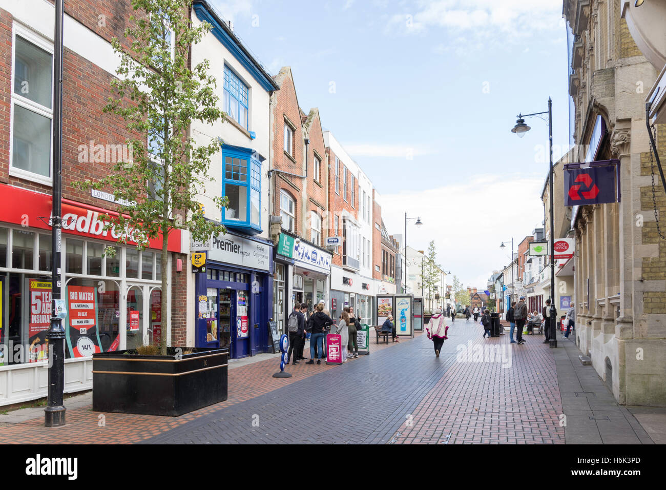 London Road, Basingstoke, Hampshire, England, United Kingdom Stock Photo