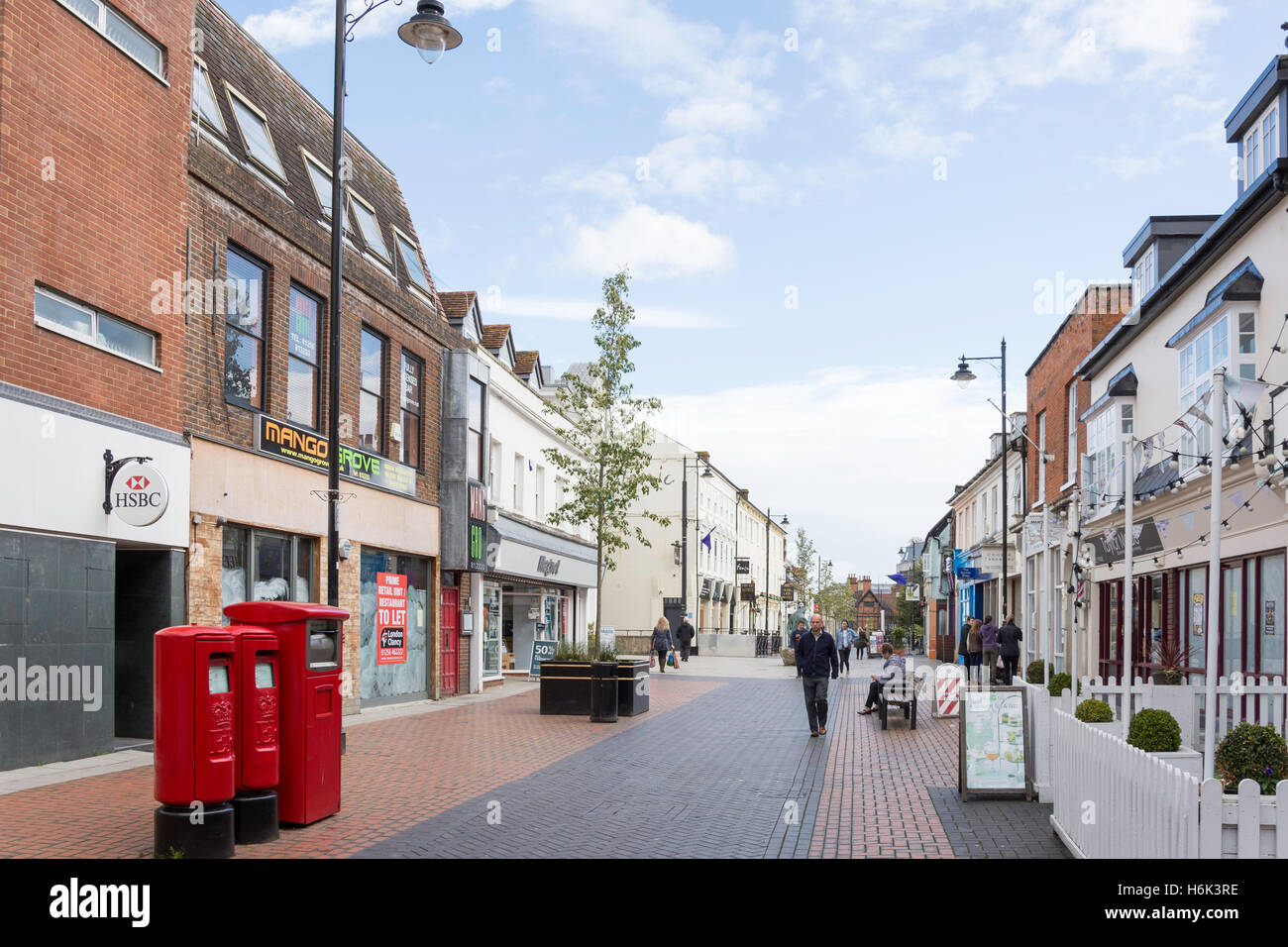 London Road, Basingstoke, Hampshire, England, United Kingdom Stock Photo