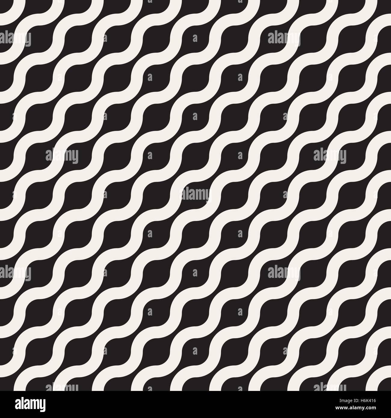Wavy line seamless pattern. Geometric fabric print texture