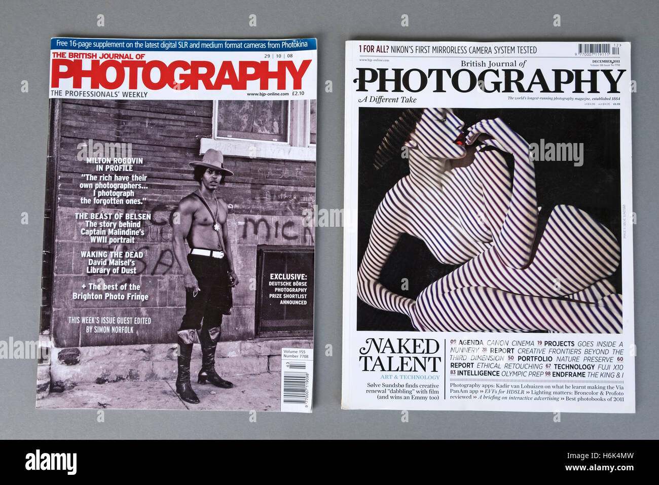 British Journal of Photography weekly and monthly magazines Stock Photo