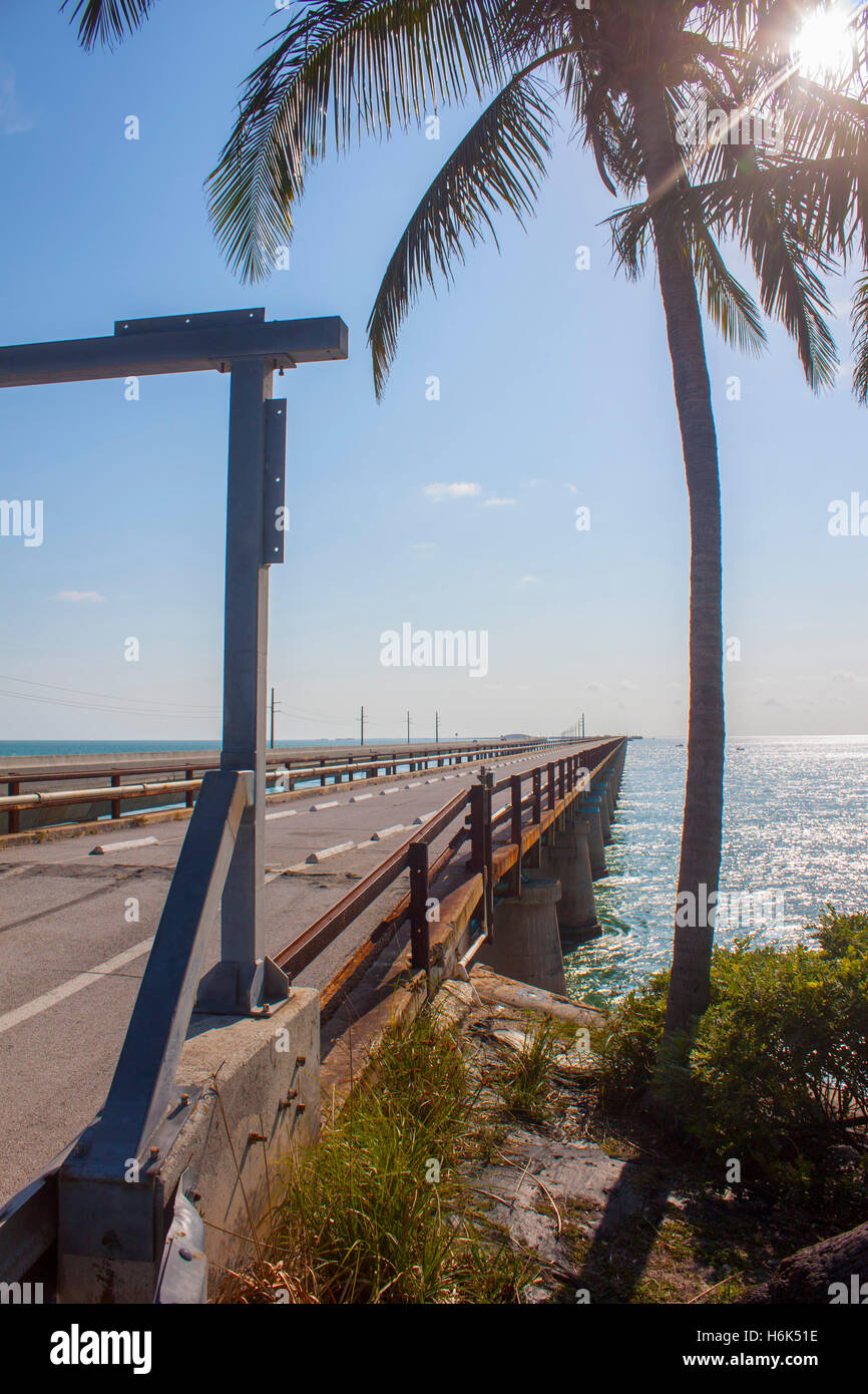 Old bridge in the Florida Keys, Florida Stock Photo Alamy