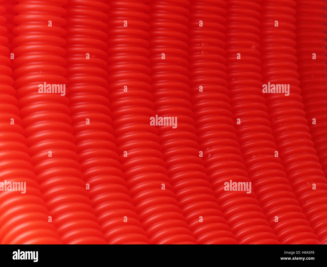 Ticino flexible plastic cable management hose for electric installations Stock Photo