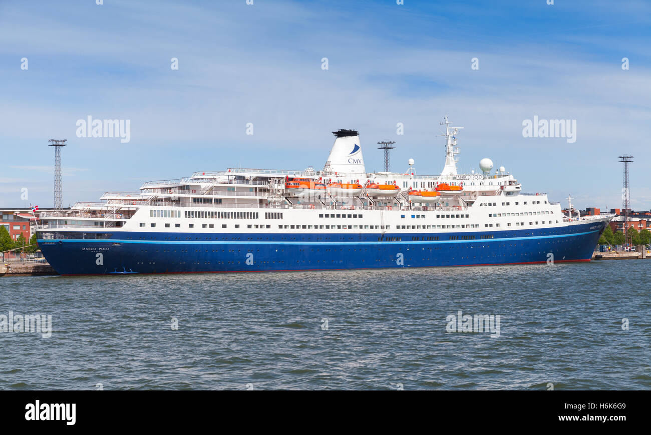 Helsinki, Finland - June 13, 2015: MS Marco Polo cruise ship Stock Photo -  Alamy