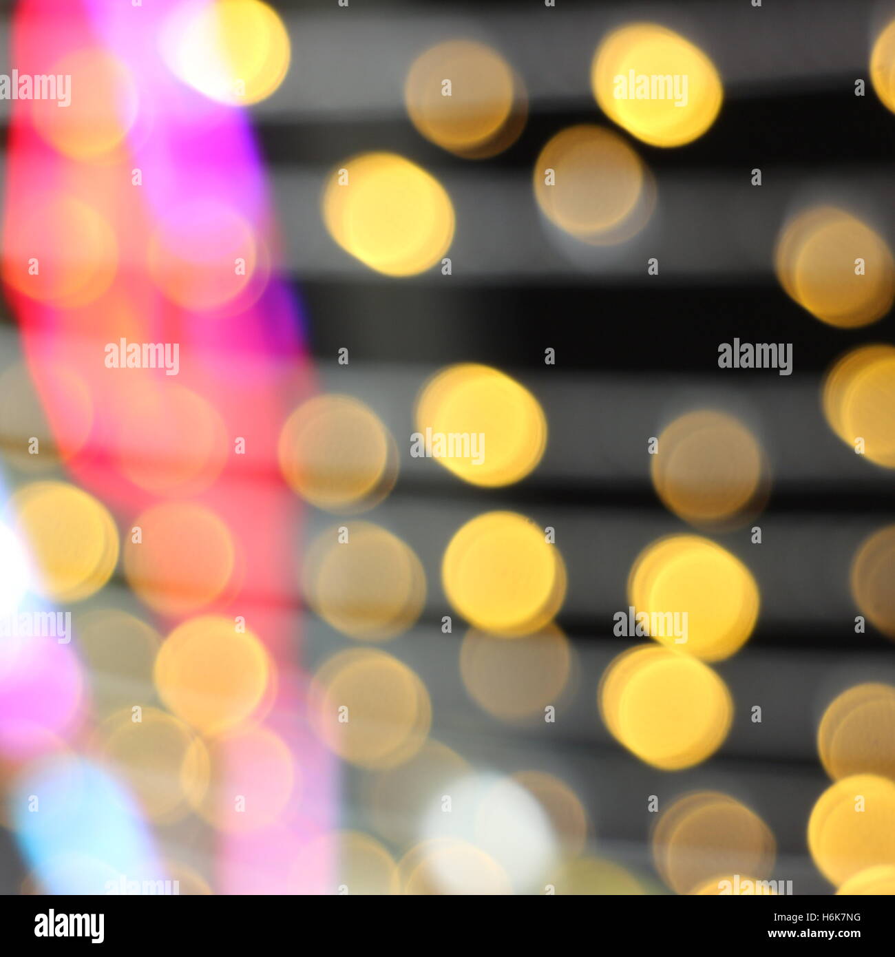 Defocused night lights on street Stock Photo - Alamy