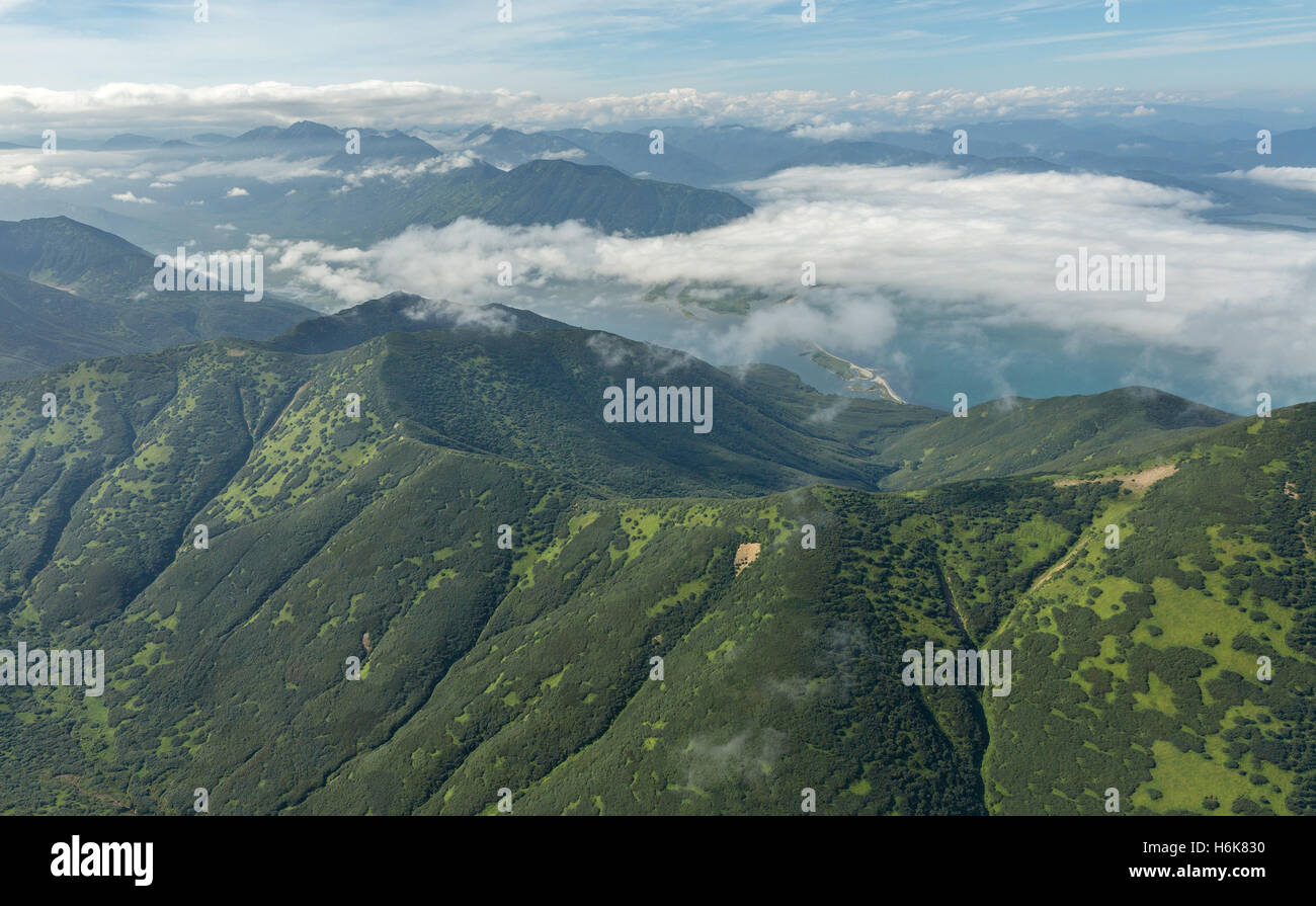 Avacha Bay in Pacific Ocean on the southeastern coast of Kamchatka ...