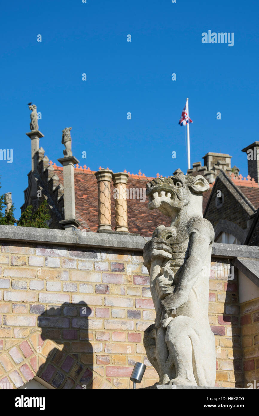 Gargoyle figure at The Oakley Court Windsor Road Water Oakley