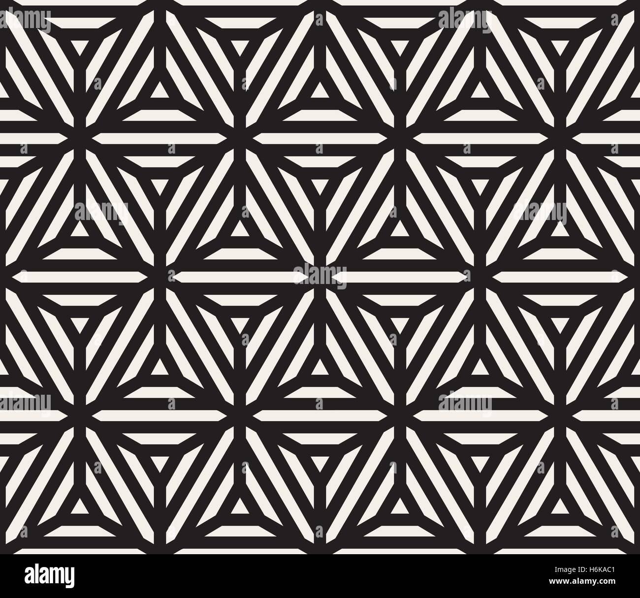 Vector Seamless Black and White Lines Grid Pattern Stock Vector Image ...