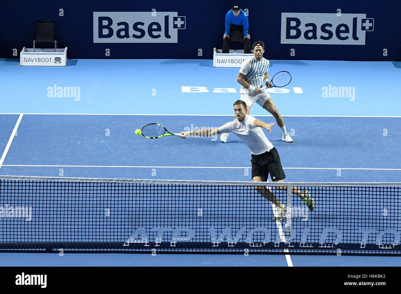 St. 30th Oct, 2016. Jakobshalle, Basel, Switzerland. Basel Swiss Indoors Tennis Championships