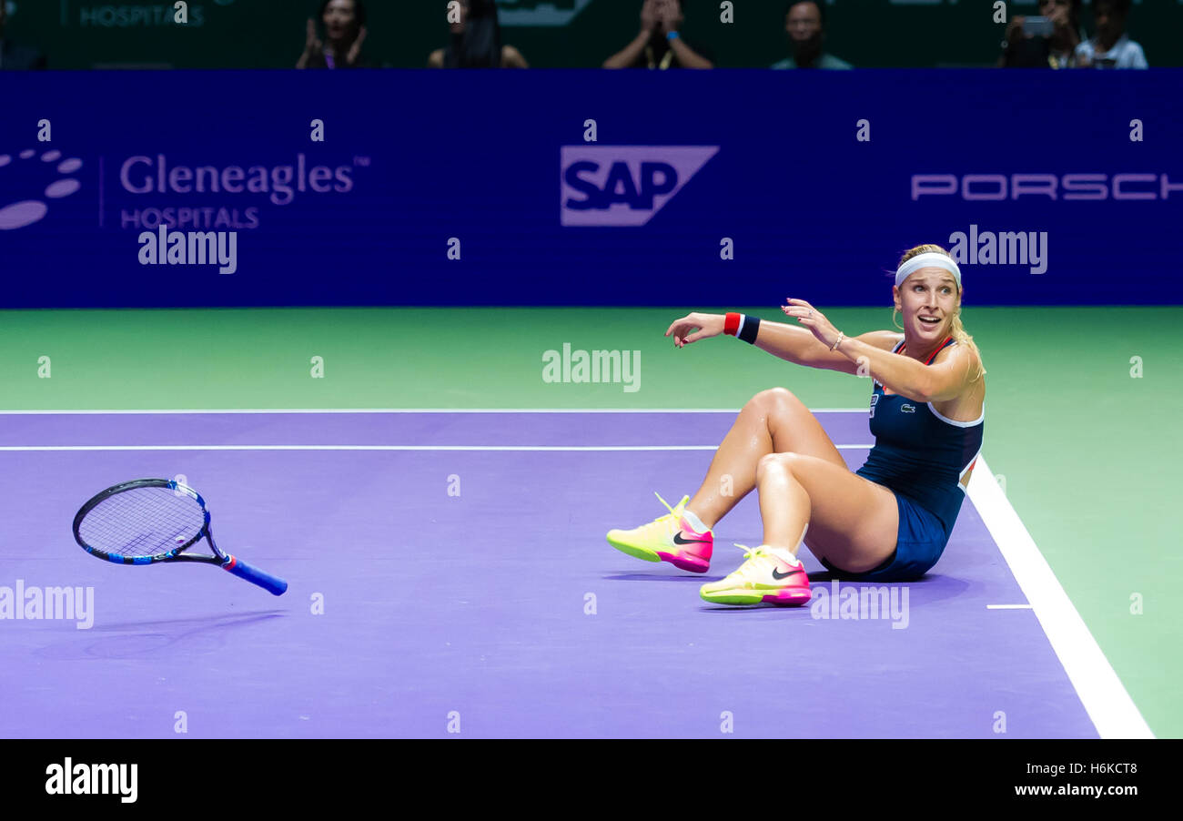Singapore, Singapore. 30 October, 2016. Dominika Cibulkova at the 2016 WTA Finals  Credit:  Jimmie48 Photography/Alamy Live News Stock Photo