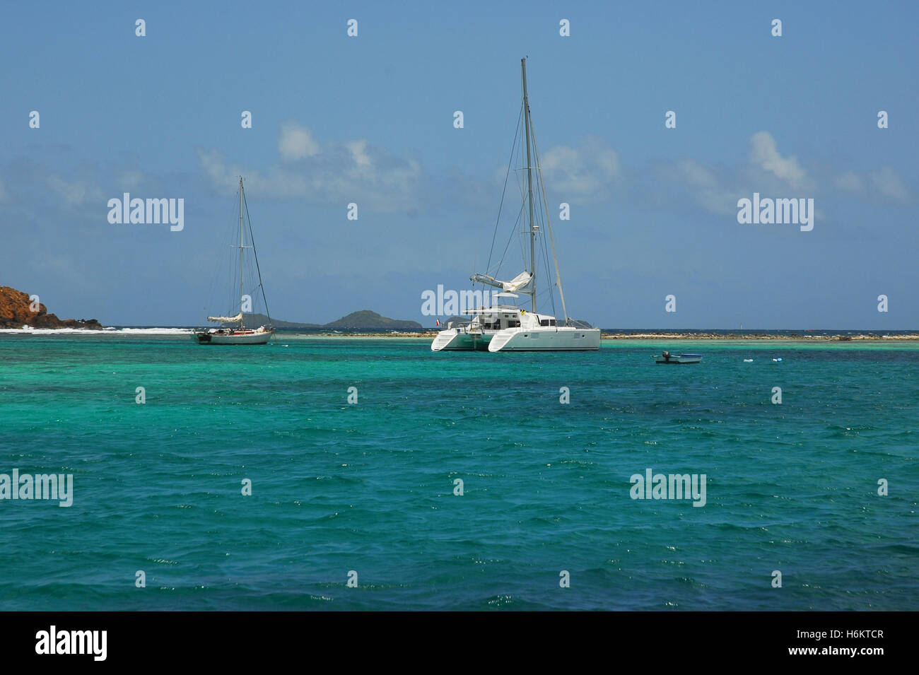 Caribbean, St Vincent and the Grenadines, Union Island, Clifton, Anchorage Stock Photo