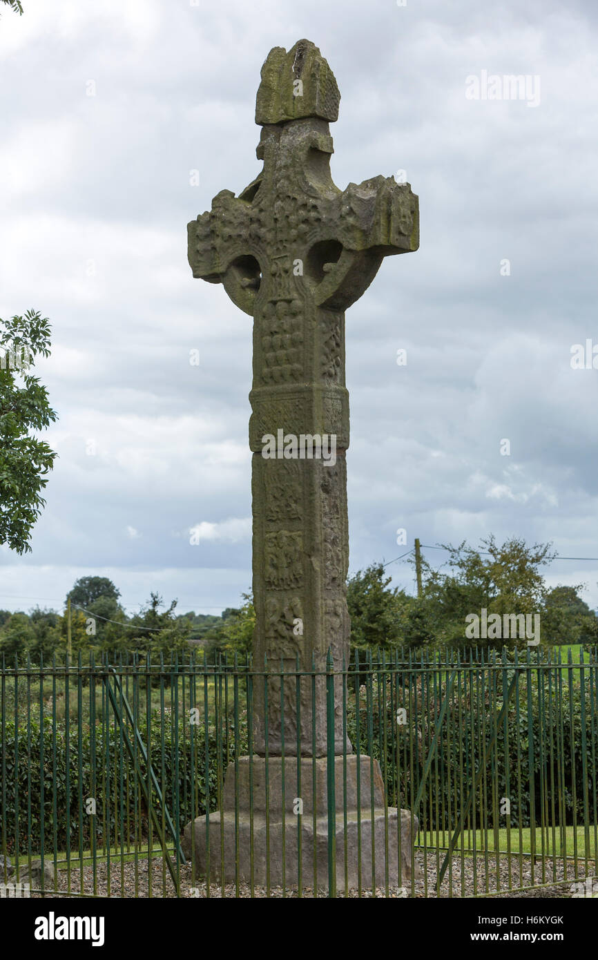 Ardboe High Cross, Ardboe, County Tyrone, Northern Ireland, UK Stock Photo