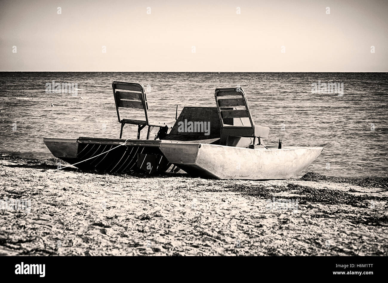 The end of the beach season. Stock Photo