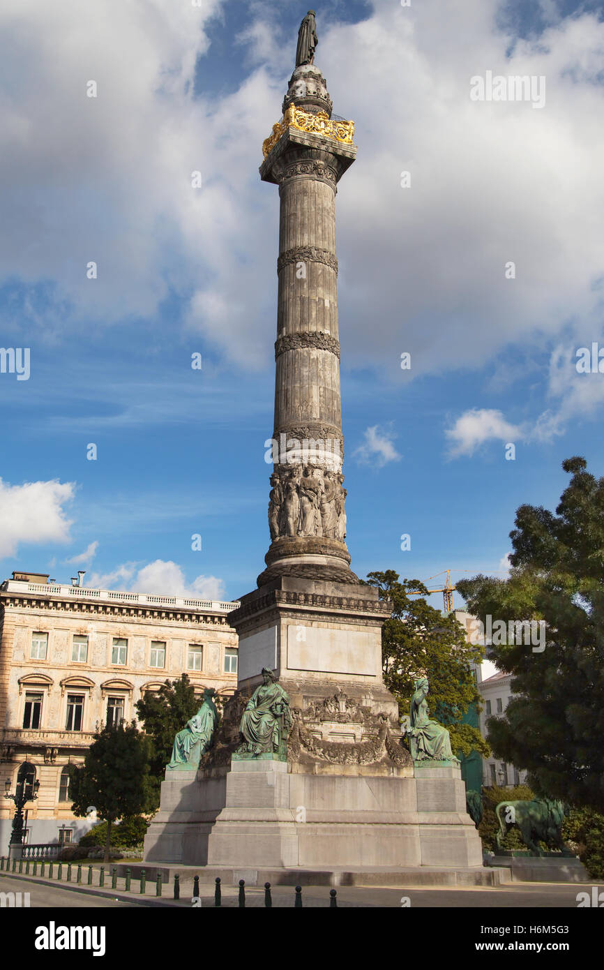 Congress Column in Brussels, Belgium. Stock Photo