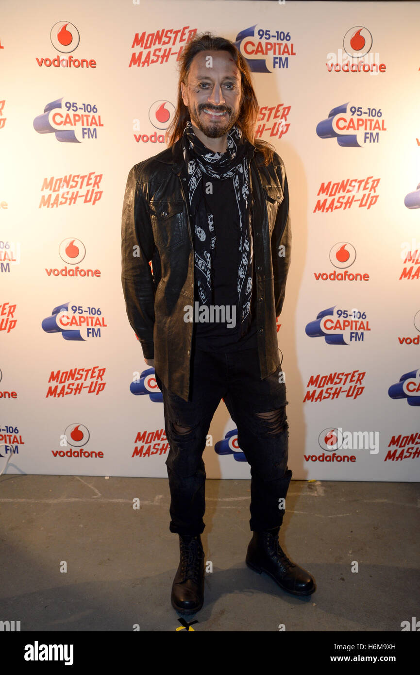 Bon Sinclar backstage during Capital FM's Monster Mash Up with Vodafone
