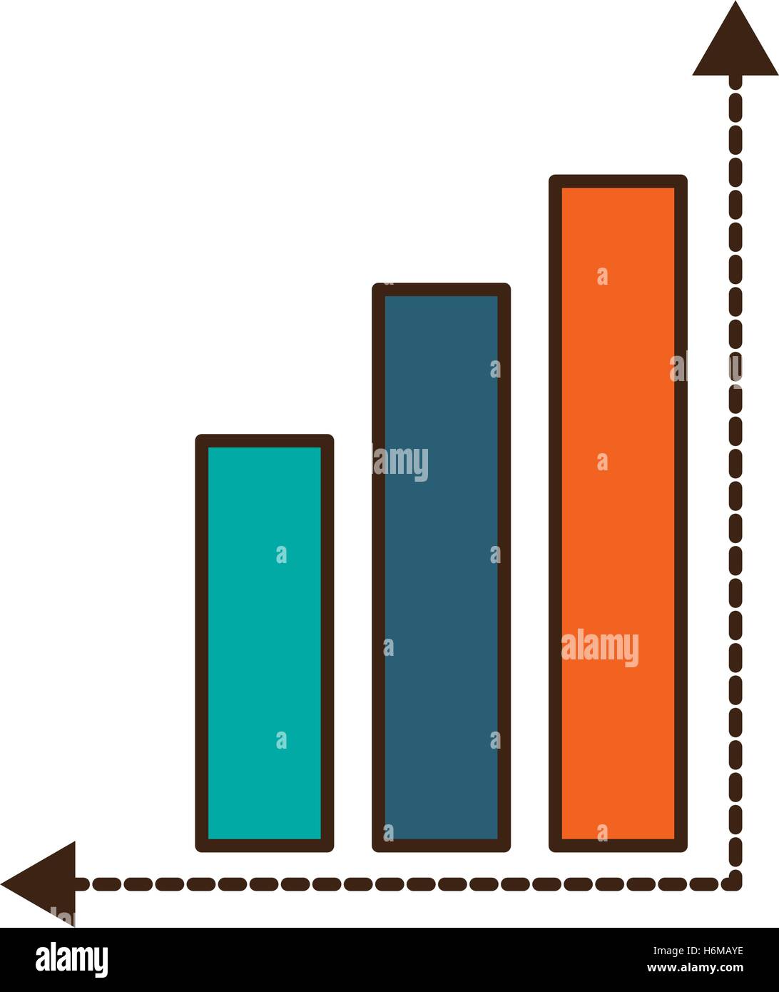 infographic statistics arrows isolated icon vector illustration design ...