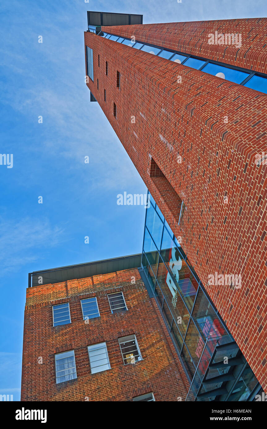 Royal Shakespeare Theatre tower in Stratford upon Avon Stock Photo