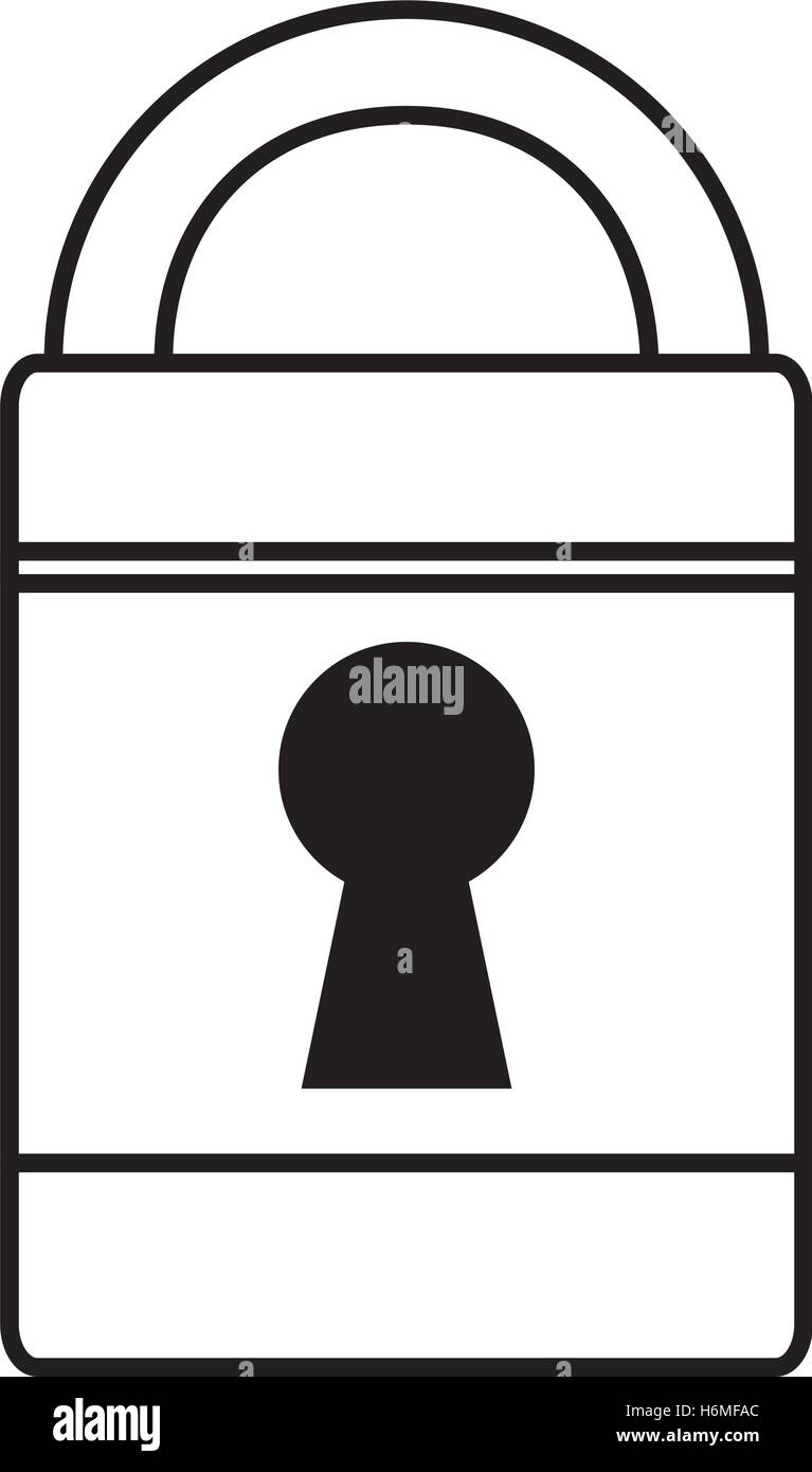 safe padlock secure isolated icon vector illustration design Stock ...