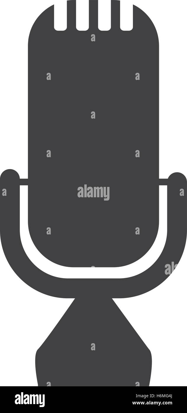 microphone audio device isolated icon vector illustration design Stock ...