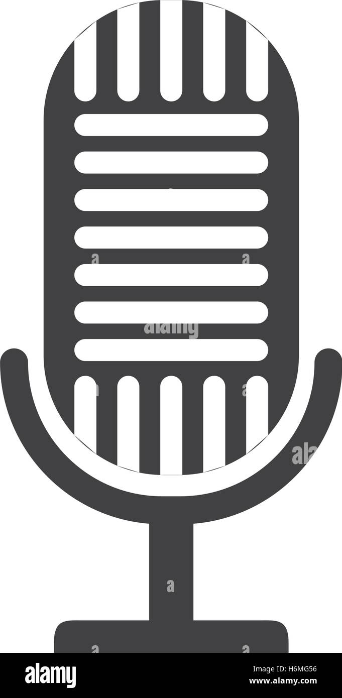 microphone audio device isolated icon vector illustration design Stock ...