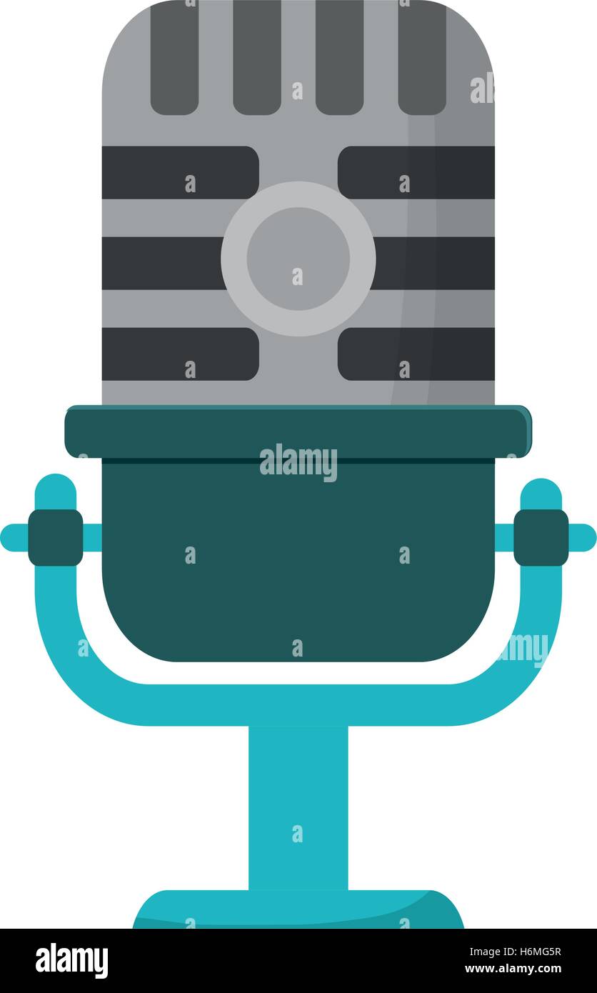 microphone audio device isolated icon vector illustration design Stock ...