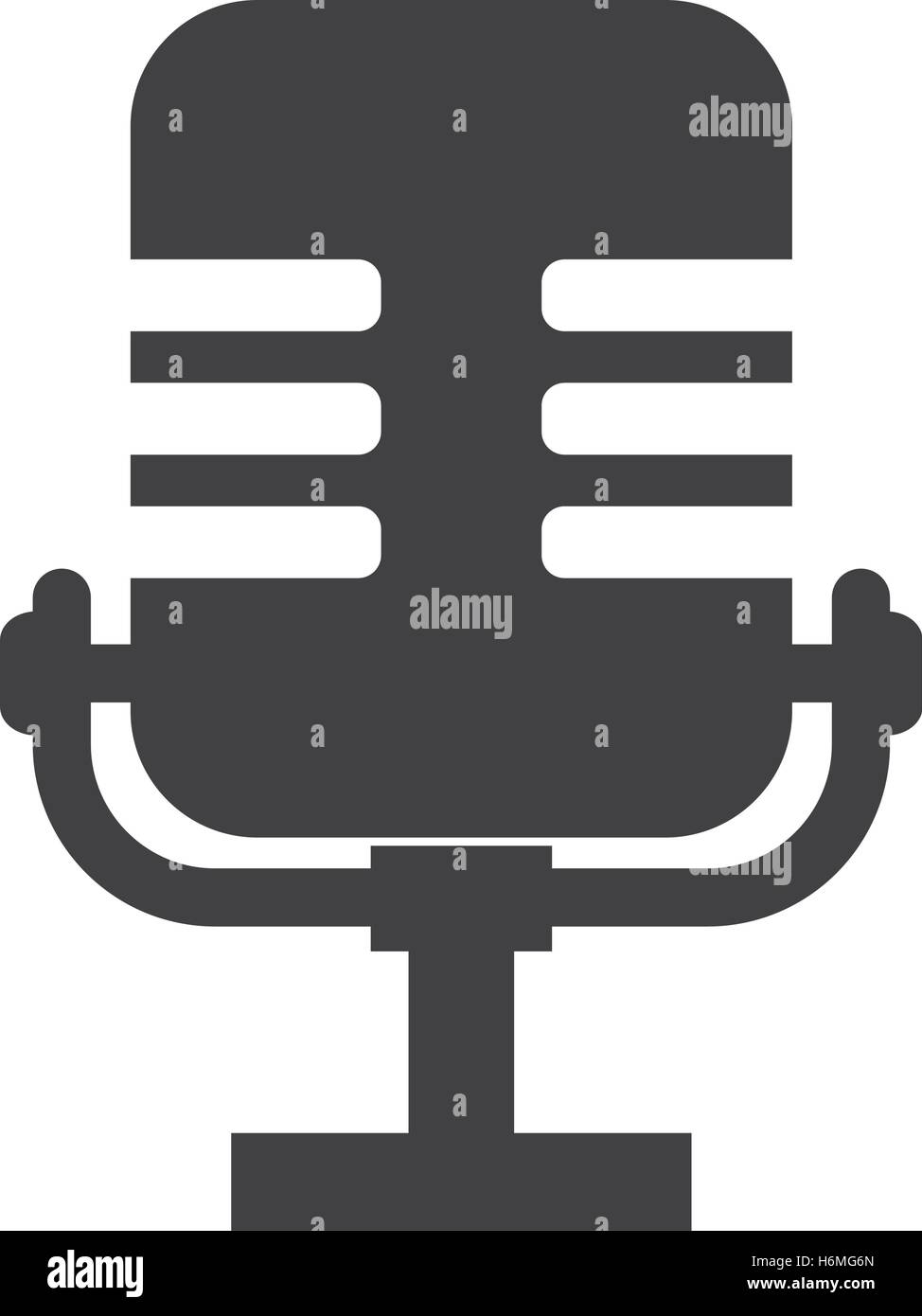 microphone audio device isolated icon vector illustration design Stock ...