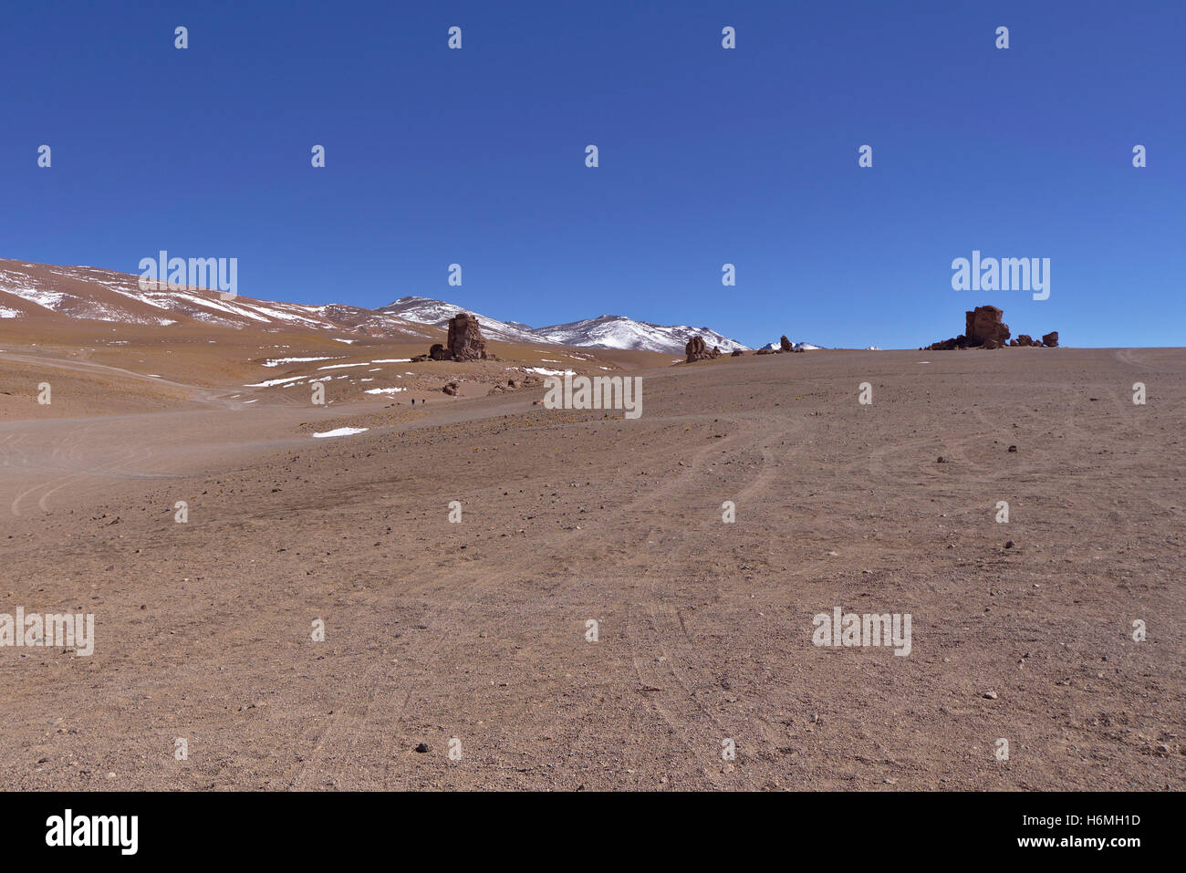 Erosion sculpted rocks in the desert of Atacama, Chile Stock Photo - Alamy