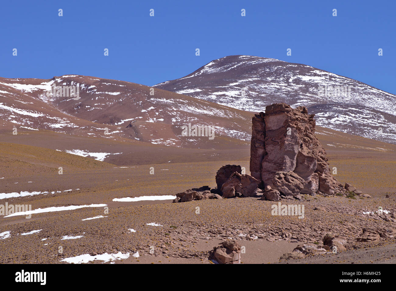 Erosion sculpted rocks in the desert of Atacama, Chile Stock Photo - Alamy