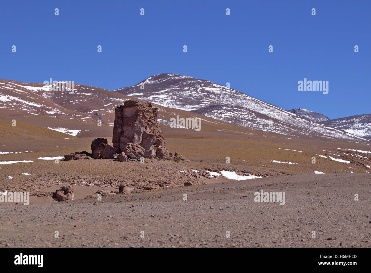 Erosion sculpted rocks in the desert of Atacama, Chile Stock Photo - Alamy