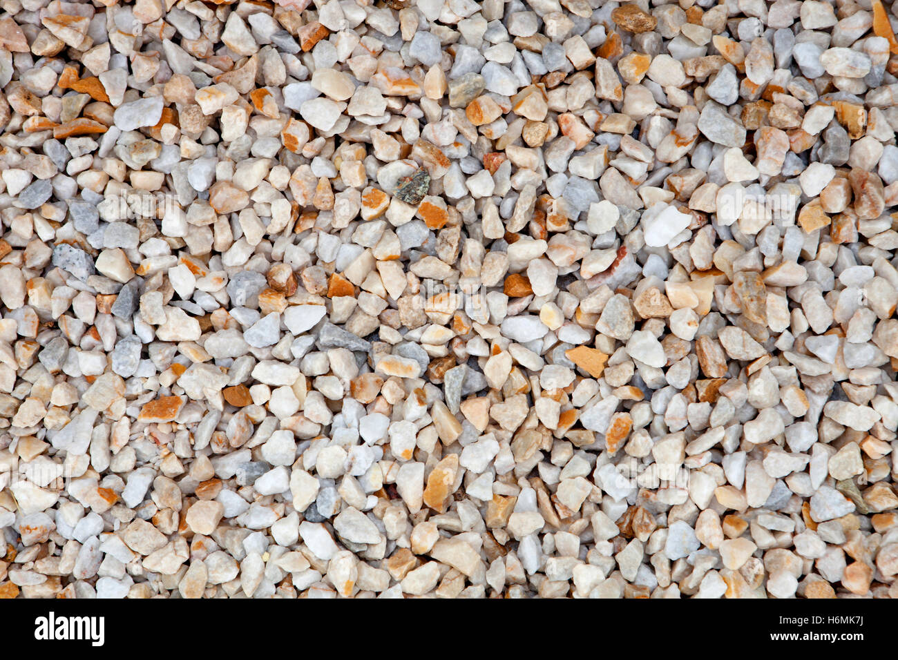 Small gray stones to decorate the garden Stock Photo - Alamy