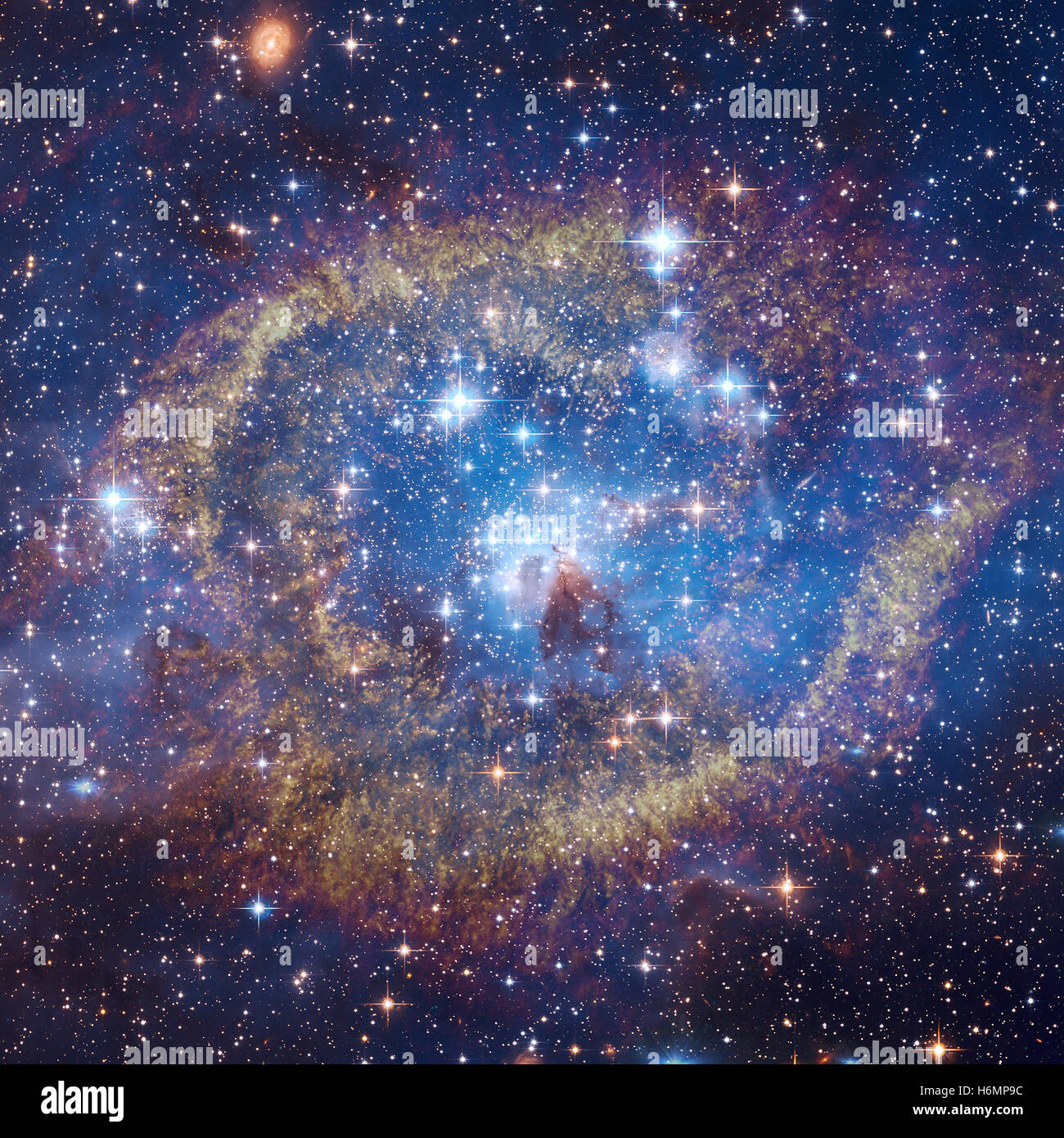 Star formation in the Large Magellanic Cloud. Elements of this image ...