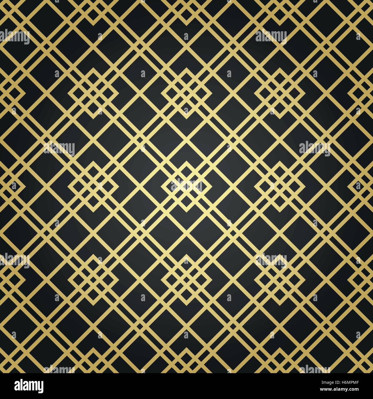 Seamless black golden vector hi-res stock photography and images - Alamy