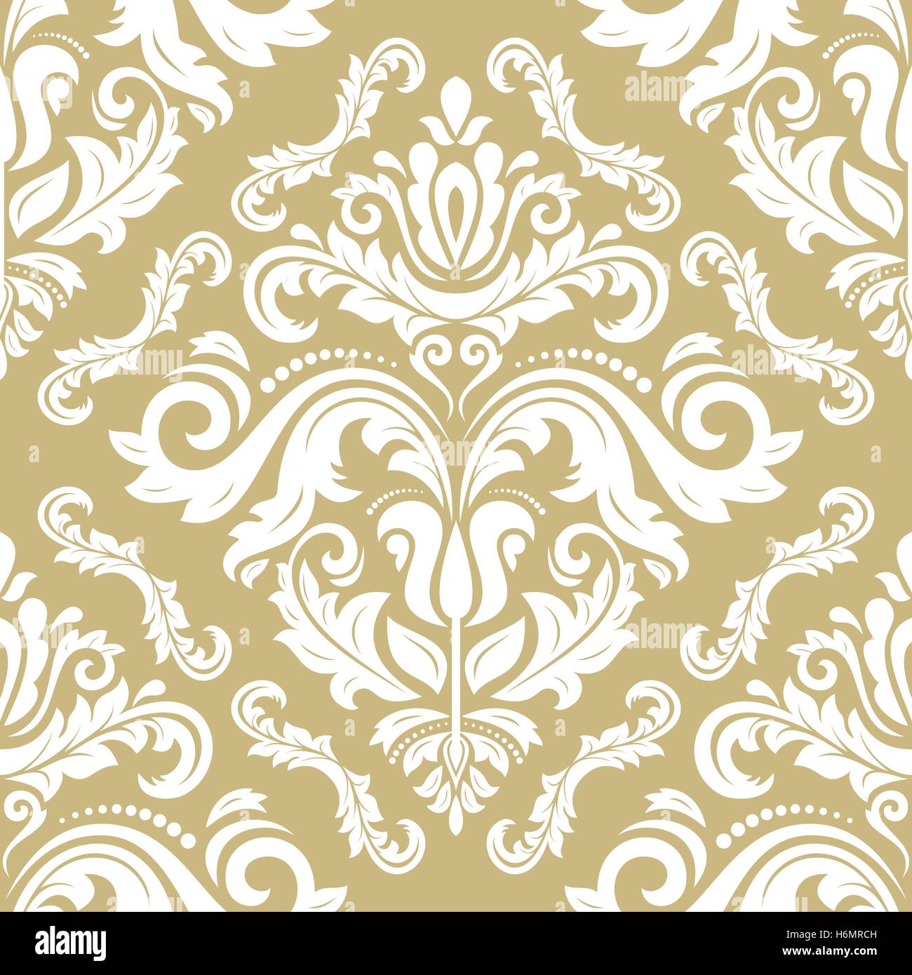 Seamless Damask Vector Background Stock Vector Image & Art - Alamy