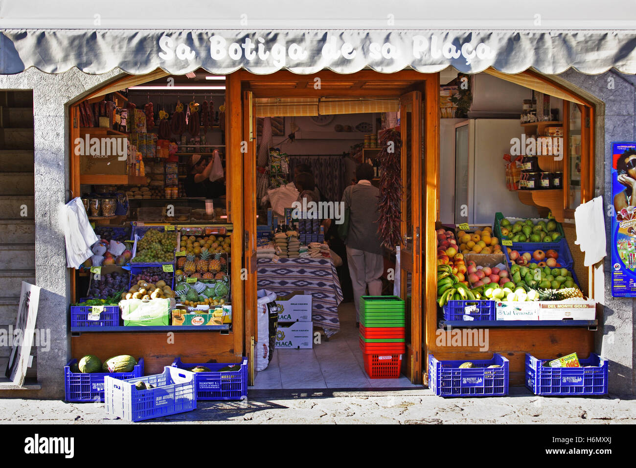 corner shop Stock Photo
