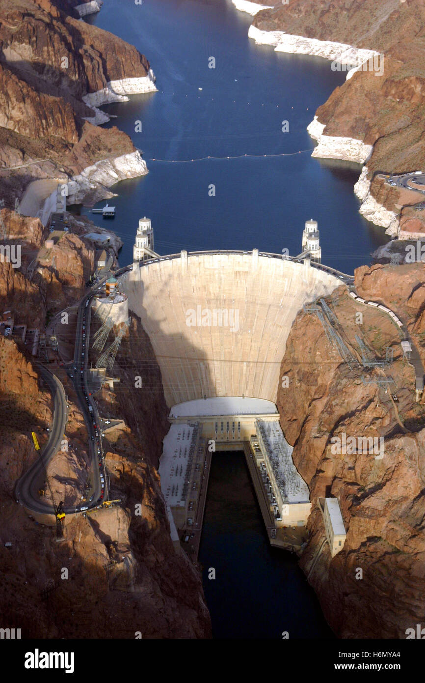Hover Dam From Heli Stock Photo Alamy Hover Dam From Heli Stock Photo Alamy