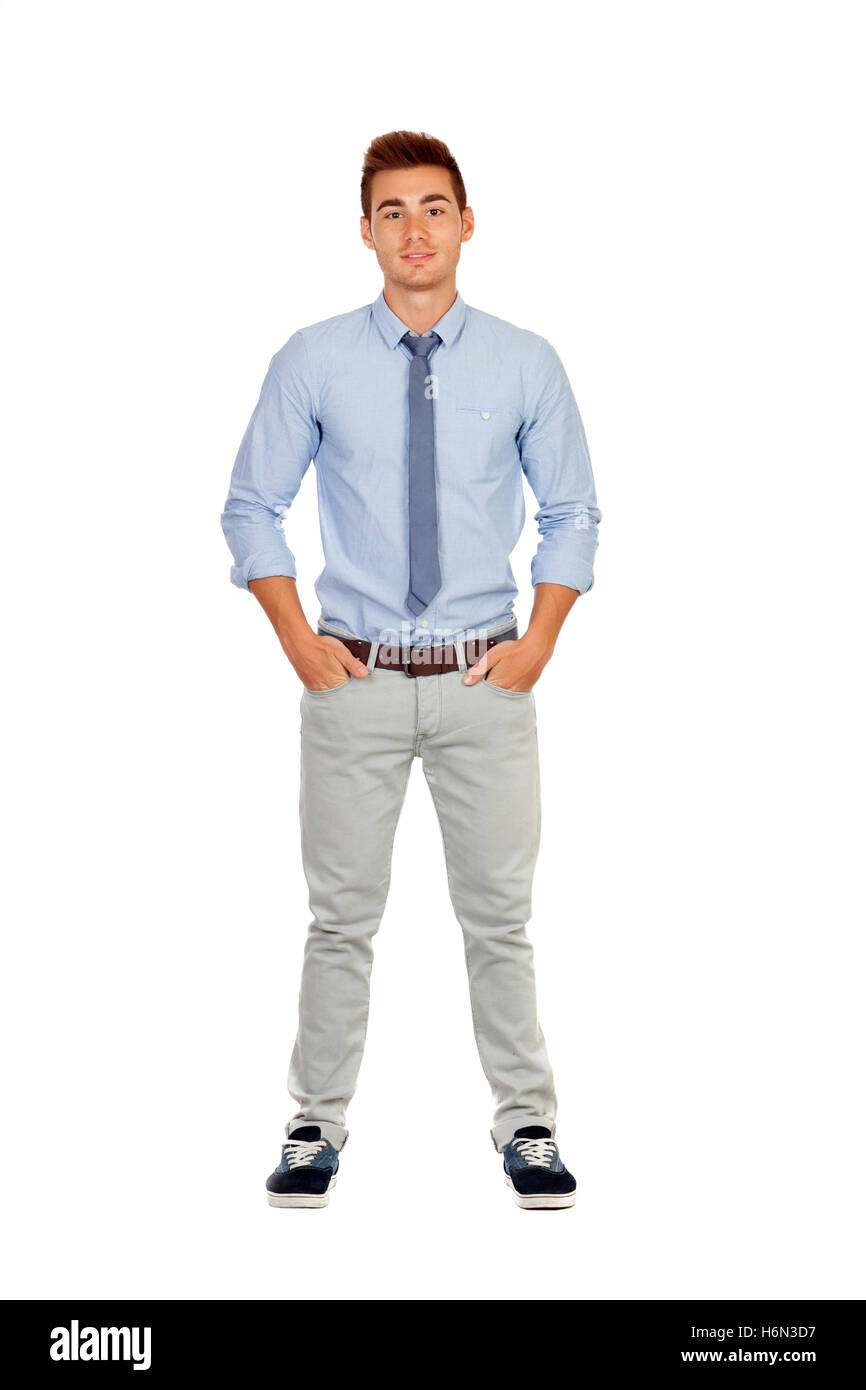 Young businessman isolated on a white background Stock Photo - Alamy