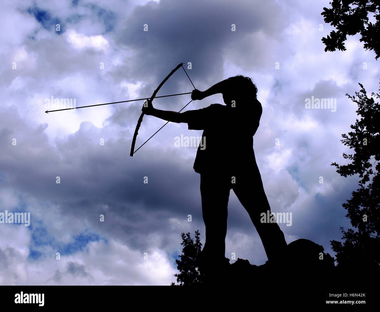 bow and arrow Stock Photo - Alamy