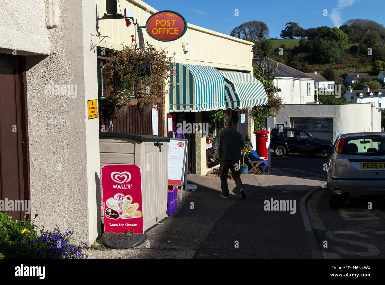 post office in stoke gabriel,devon Stock Photo Alamy