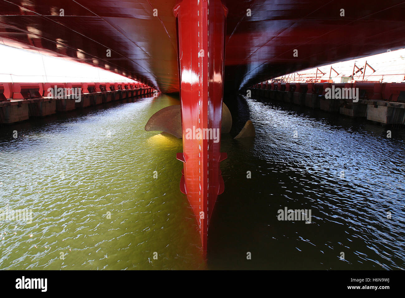ship travel Stock Photo