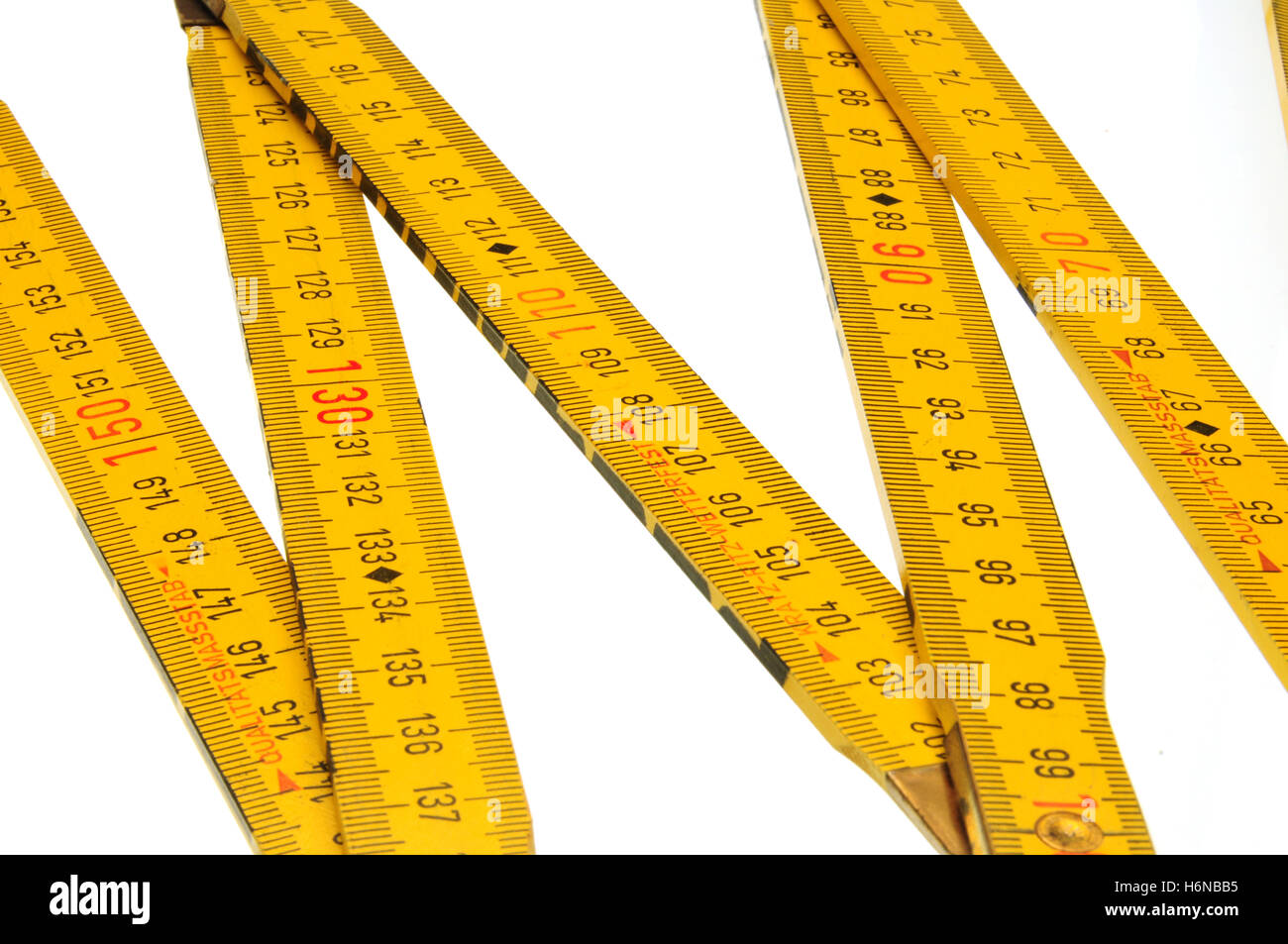 isolated open zollstock Stock Photo Alamy